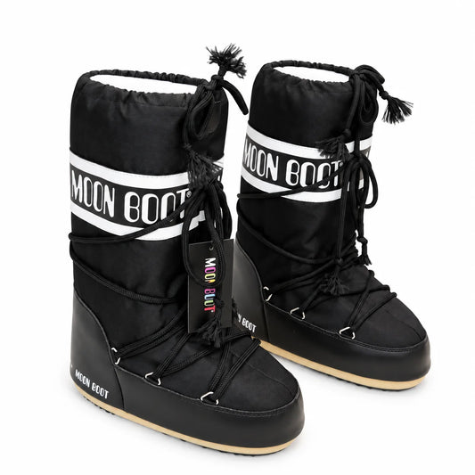 "MB" Lace-Up Winter Boots