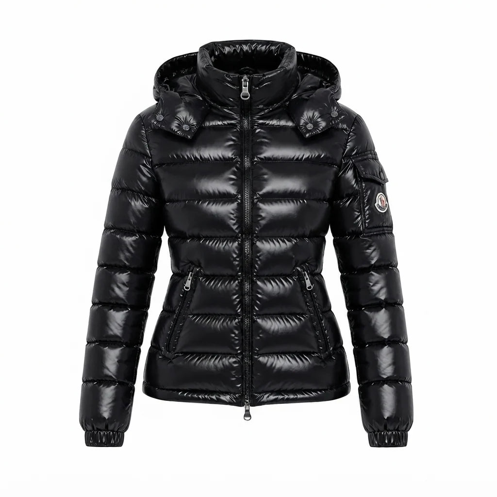 „MONC“ Black Puffer Down Jacke