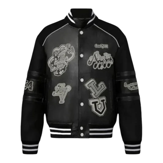 "LV" College Jacke Schwarz